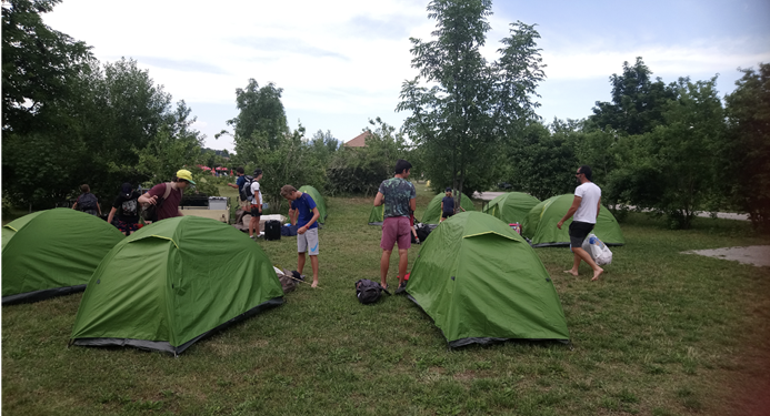 Accueil de groupes d'ado au camping Belle Roche